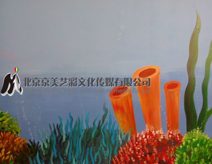北京三小校园墙体彩绘