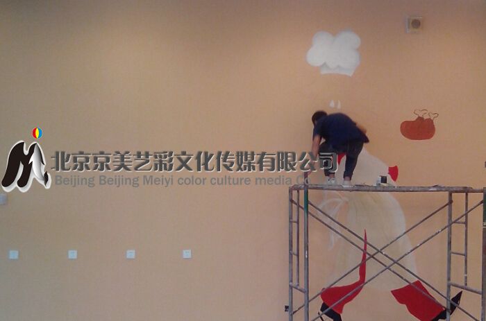北京顺义国际学校墙体彩绘