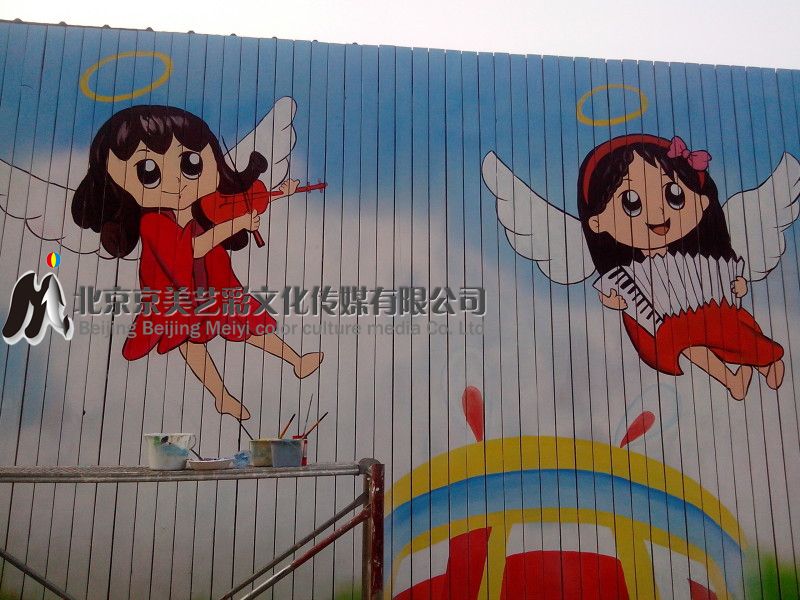 北京朝来天使幼儿园墙体彩绘