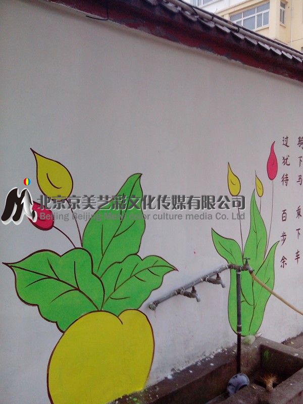 河北胜芳 崔庄子小学幼儿园墙体彩绘