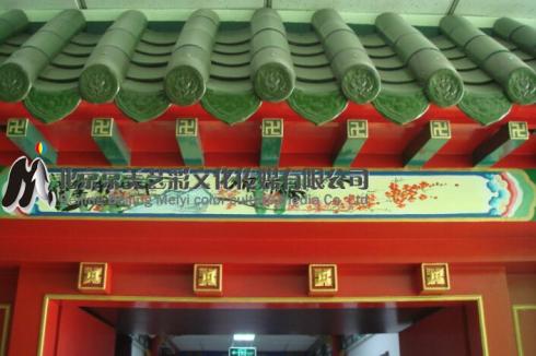 北京白家庄小学墙体彩绘