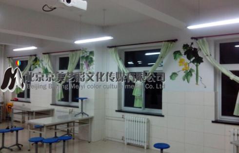北京三小校园墙体彩绘