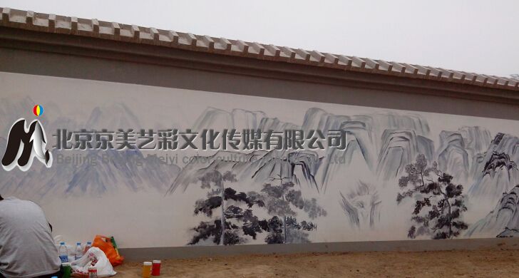 地铁口 墙体 彩绘 墙体彩绘 地铁口墙体彩绘