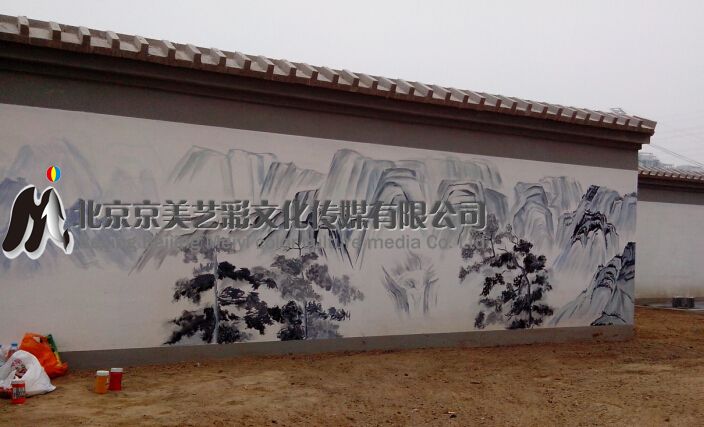 地铁口 墙体 彩绘 墙体彩绘 地铁口墙体彩绘