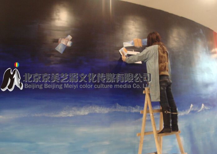 北京 航天 墙体彩绘 北京墙体彩绘 墙体彩绘公司