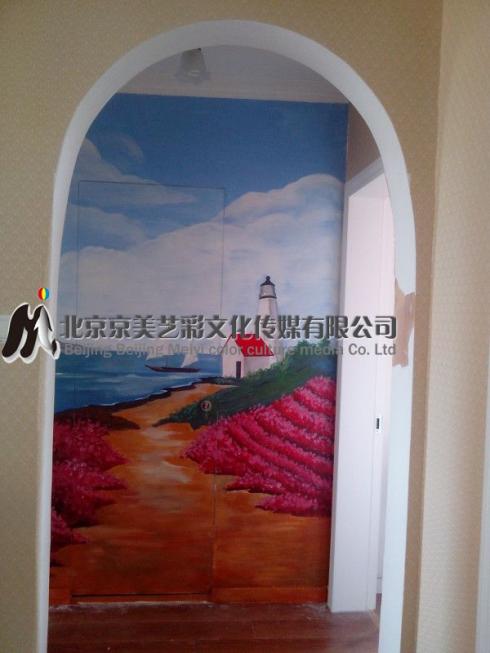 北京昌平沙河家装墙体彩绘