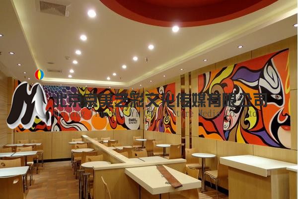 酒店餐饮彩绘