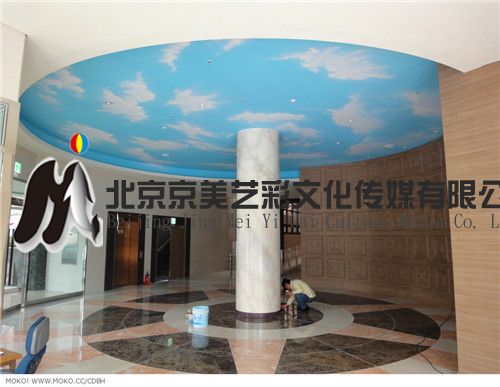 天顶过道彩绘