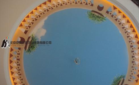 雕塑上色